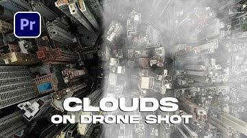 How To Add  CLOUDS to DRONE FOOTAGE in PREMIERE PRO CC Tutorial