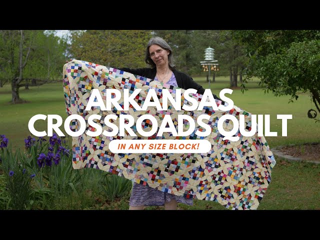 How to Make an Arkansas Crossroads Quilt in Any Size Block - YouTube how-to-make-an-arkansas-crossroads-quilt-in-any-size-block-youtube