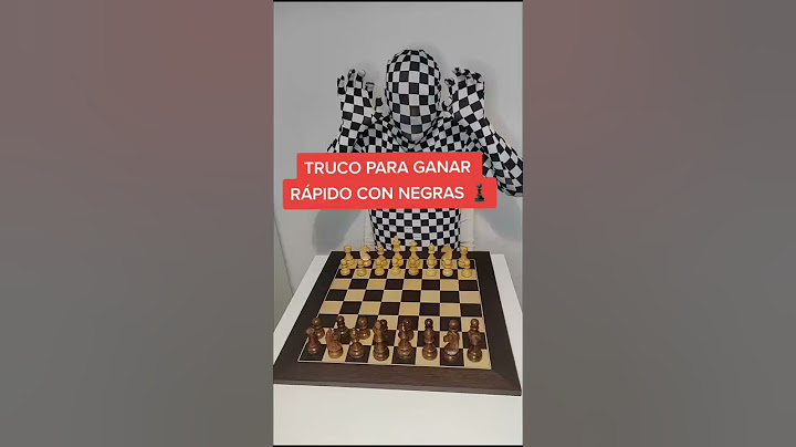 Truco de AJEDREZ para ganar Rápido 🥇 | Cómo ganar con NEGRAS #shorts