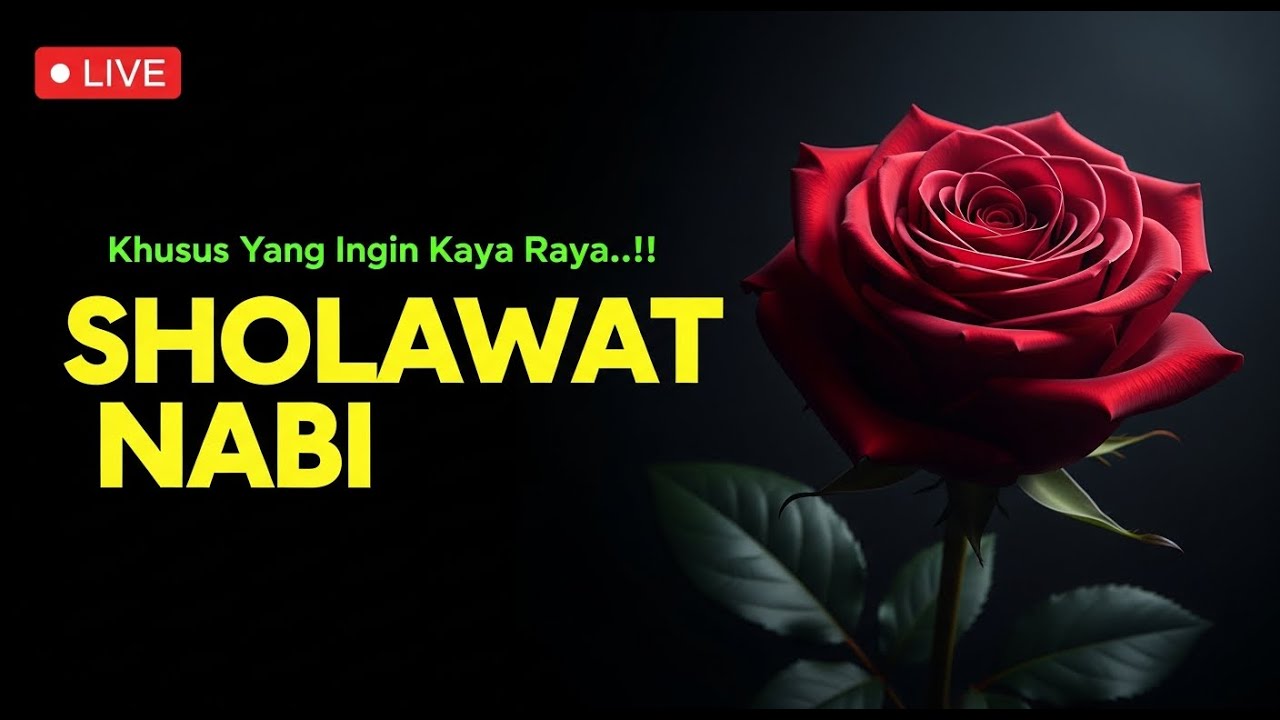 Sholawat Jibril Malam Hari Amalan Rezeki Lancar & Berkah