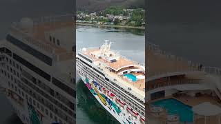 Norwegian Jewel Cruise Ship Leaving Juneau Alaska #norwegianjewel #alaska @cruisesit