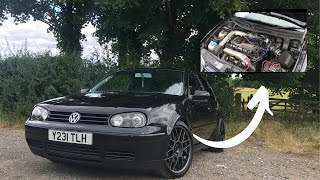 This 300BHP Mk4 GTI is a GOLF R's WORST NIGHTMARE!! *KO4*