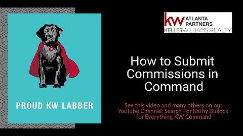 How to submit Commissions in Command