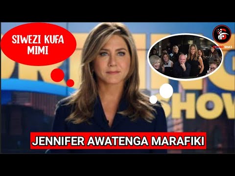 Video: Jennifer Aniston Anafurahi Na Marafiki Zake