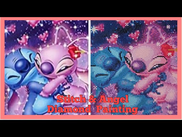 DISNEY STITCH & ANGEL DIAMOND PAINTING 