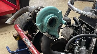 Turbocharged predator 212cc barstool racer walk around/startup/ride