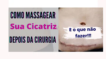 O que passar em cicatriz recente?