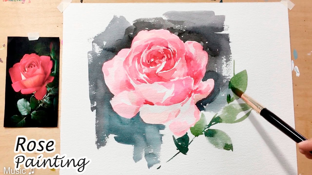 Watercolor Painting Flowers Youtube / Watercolor Cherry Blossom Flowers