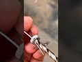 Quickly tie wire tips with this simple technique #DIY #lifehack #smarttrick