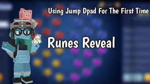 Runes Reveal!!! And Using Jump Dpad For The First Time!!!! (Blockman Go) | IMMORTAL BG