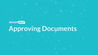 Approving Documents