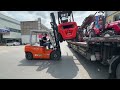 Mingyu 3.5ton electric forklift easily challenges 4.3ton diesel forklift