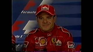 RUBINHO BARRICHELLO ENTREGA VITÓRIA PARA SCHUMACHER NO GP DA AUSTRIA 2002 - MATÉRIA COMPLETA