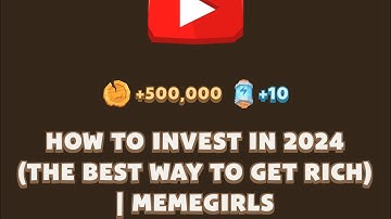 How To Invest In 2024 (The BEST Way To Get Rich) | Memegirls Code | Youtube Video Code Memefi Today