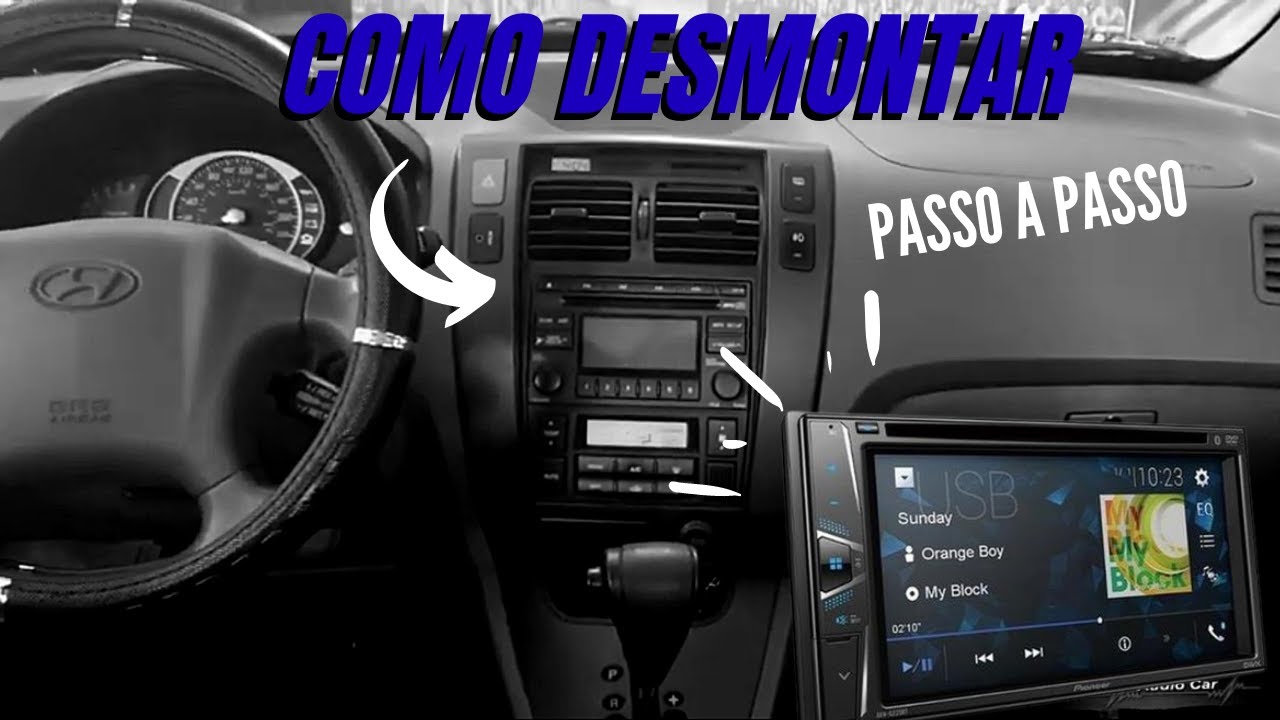 INSTALAÇÃO MULTIMIDIA HYUNDAI TUCSON PIONEER - PASSO A PASSO DE COMO DESMONTAR O PAINEL