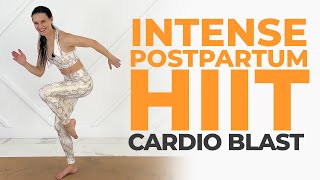 15Min Postpartum Cardio HIIT Workout!