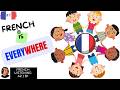 French is everywhere : French speaking countries - Frenchpodcast B1 #improvefrenchlistening