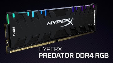 Модуль памяти DDR4 RGB частотой до 2933 МГц — HyperX Predator DDR4 RGB