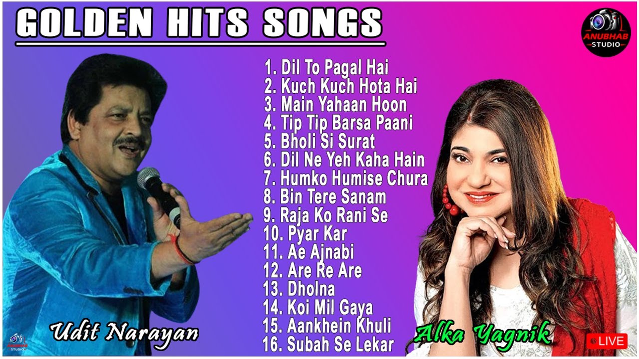 Kumar Sanu Hits 90s Songs Udit Narayan  Alka Yagnik Melody Songs    90severgreen  bollywood