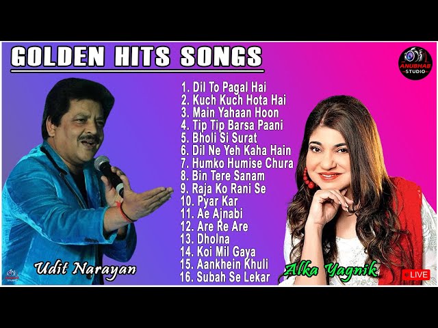 Kumar Sanu Hits 90s Songs ❤️Udit Narayan u0026 Alka Yagnik Melody Songs ❤️  #90severgreen #bollywood class=