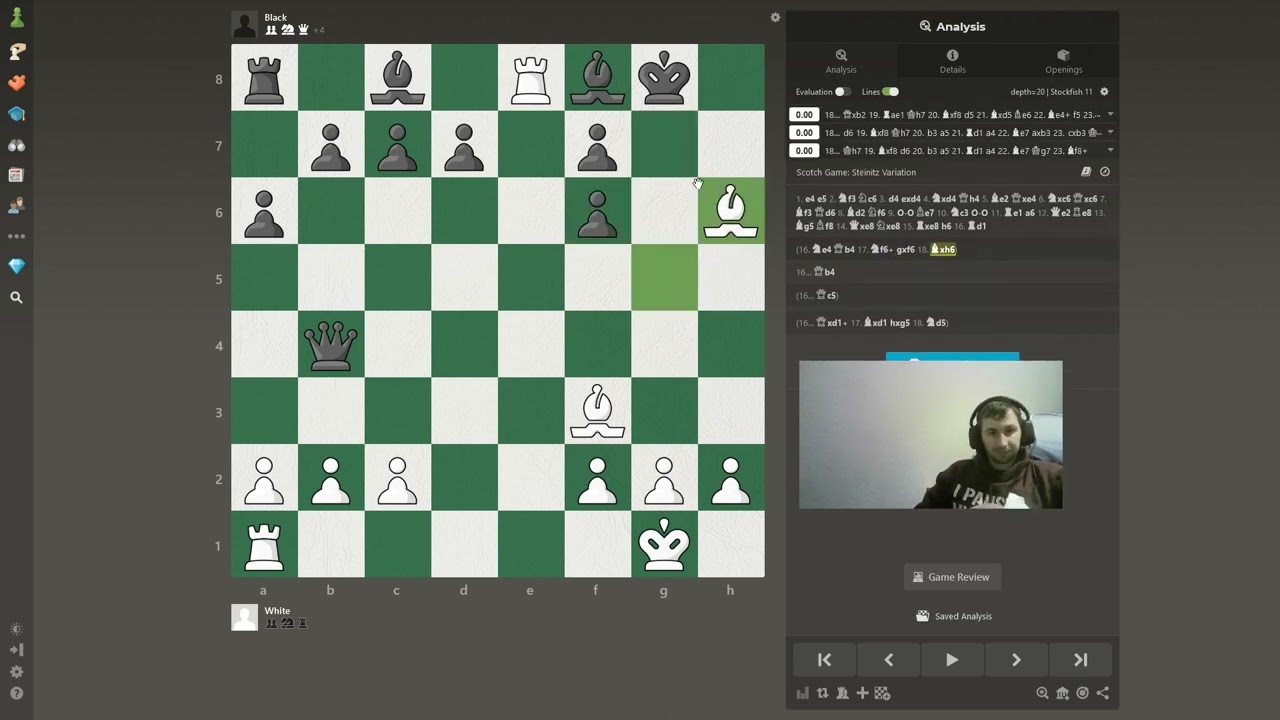 Watch A chess game everyday of 2022 - Game 316 | Scotch on YouTube Watch A chess game everyday of 2022 - Game 316 | Scotch on YouTube