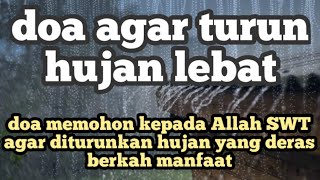 doa agar turun hujan lebat