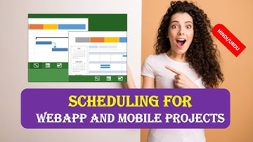 Project Scheduling | SOFTWARE ENGINEERING | Scheduling for WebApp and Mobile Projects HINDI URDU