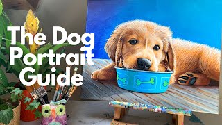 How To Paint A Dog Portrait Step-by-Step How To Paint A Dog Portrait Step-by-Step