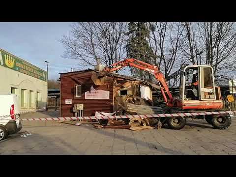 Baron Olsztyn Rozbiórka legendy budki po zapiekankach przy dworcu w Olsztynie zapiekanki  Sentex