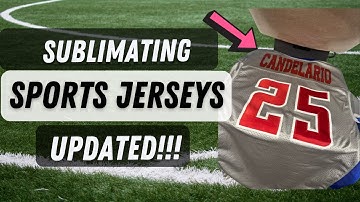 How to press Sublimation football jerseys! UPDATED!!!