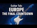Guitar Tab: Europe - The Final Countdown