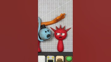 Sprunki - The endless loop of the story of Raddy x Doey poppy playtime 4,  made of stopmotion clay !