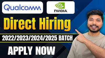 VLSI Job Opportunities for Freshers 2025 | Qualcomm & Nvidia Hiring Now | APPLY TODAY ✅