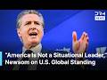 “Trump’s Temporary” – Gov. Newsom Talks Future of US Leadership &amp; America’s Global Reputation | AC1N