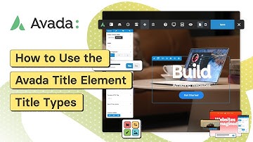 How to Use the Avada Title Element Title Types