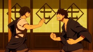 Shinra and Arthur vs Shinmon Benimaru