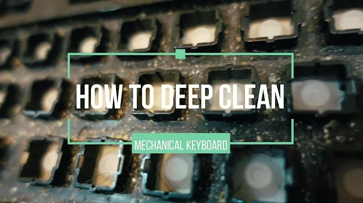 How to deep clean a mechanical keyboard