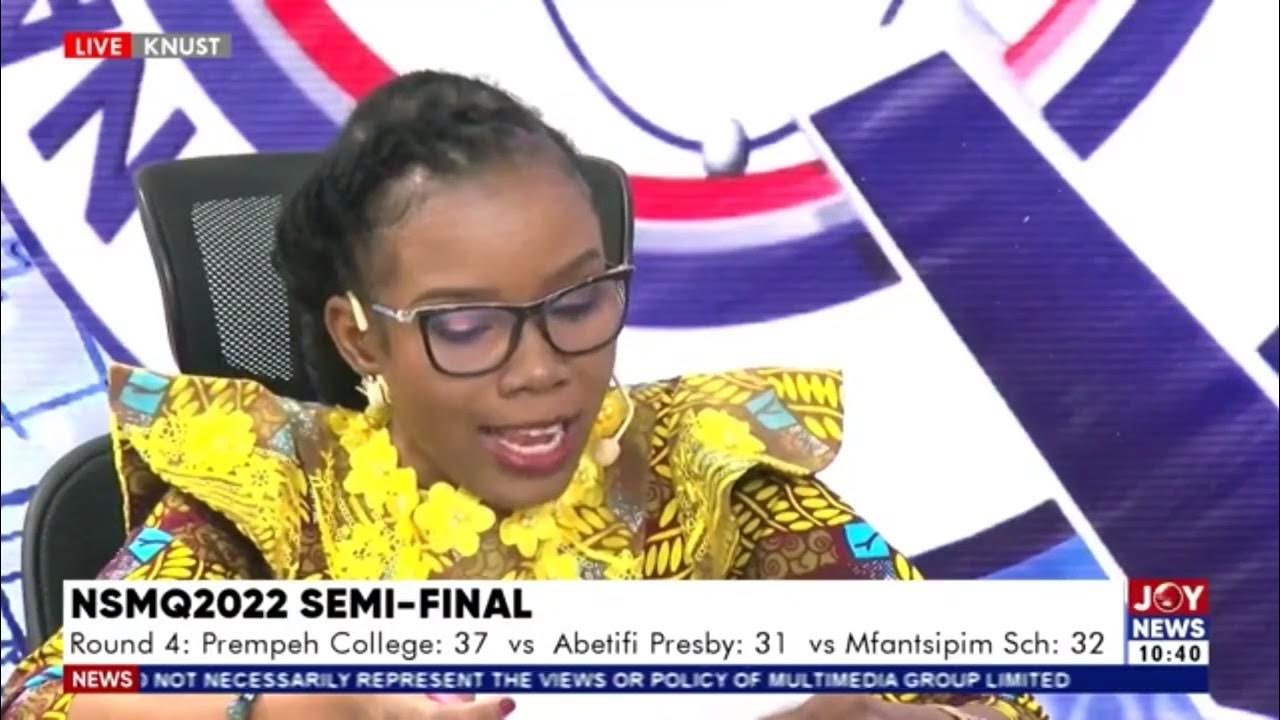NSMQ semi final contest between Prempeh College, Mfantspim School and
