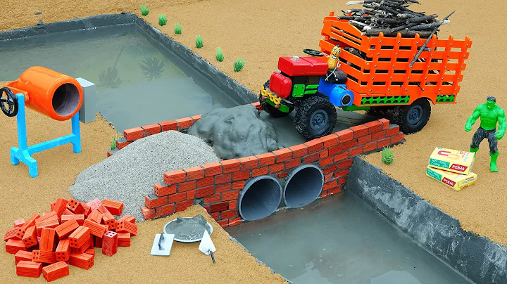 DIY Mini Brick Bridge Science Project for Heavy Trucks