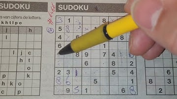 (#6466) Sunday One Star Sudoku puzzle. Bonus Extra edition 05-21-2023 Extra part 1 of 4