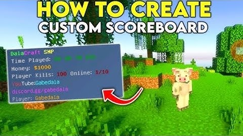 How To Make Scoreboard in Minecraft Aternos Server | BEST Scoreboard Plugin For Minecraft Server
