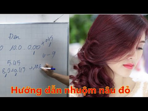 Video Hướng dẫn nhuộm nâu đỏ- Tạo mẫu tóc korea - youtube