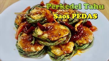 Resep Perkedel Tahu Kacang Panjang Saos Pedas/ Tofu Fritters With Spicy Sauce