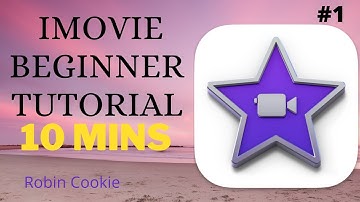 #1 iMovie 10 Minute Beginner Tutorial New Series How to make a iMovie for YouTube? 2021 Robin Cookie