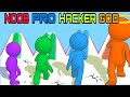 NOOB VS PRO VS HACKER VS GOD in Colorful Rush