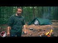 Not alone  relaxing solo camp in the forest  asmr adventure for the mind for sleep and to relax