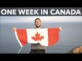 One Week in Canada