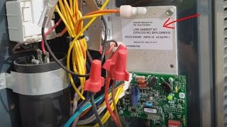 Trane with built in solid state low ambient controller