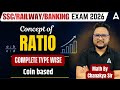 Complete Ratio For SSC RAILWAY BANK 2026 | Type wise Coin Bases | By Chanakya Thakuria