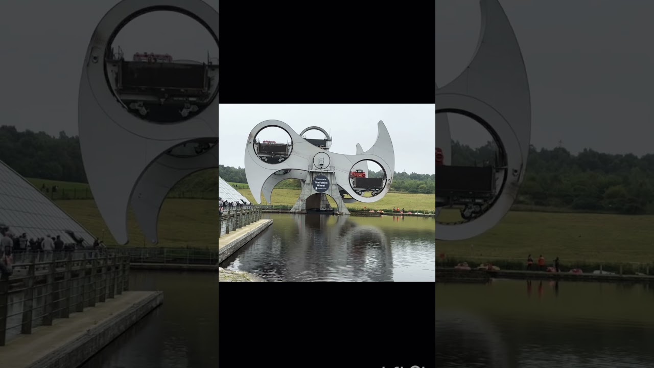 🚢Falkirk Wheel World’s Only Rotating Boat Lift! 🛶⚙️ FalkirkWheel